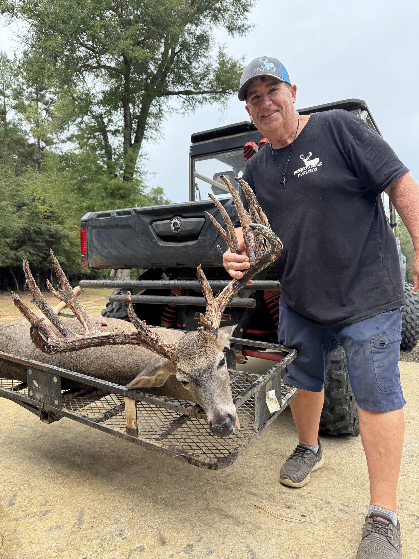 Trophy whitetail deer harvest at Mosquito Creek Plantation - photo 12