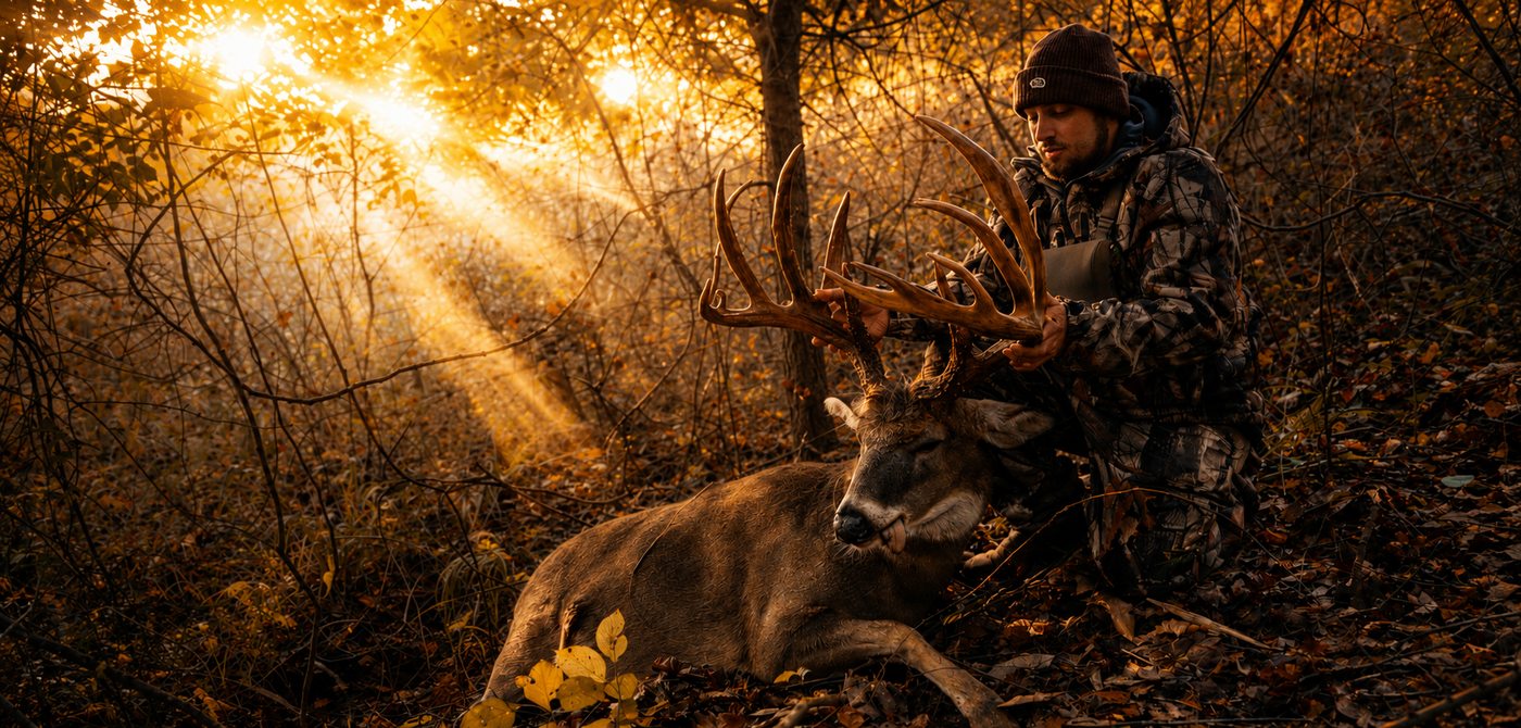 Trophy whitetail deer harvest at Mosquito Creek Plantation - photo 14