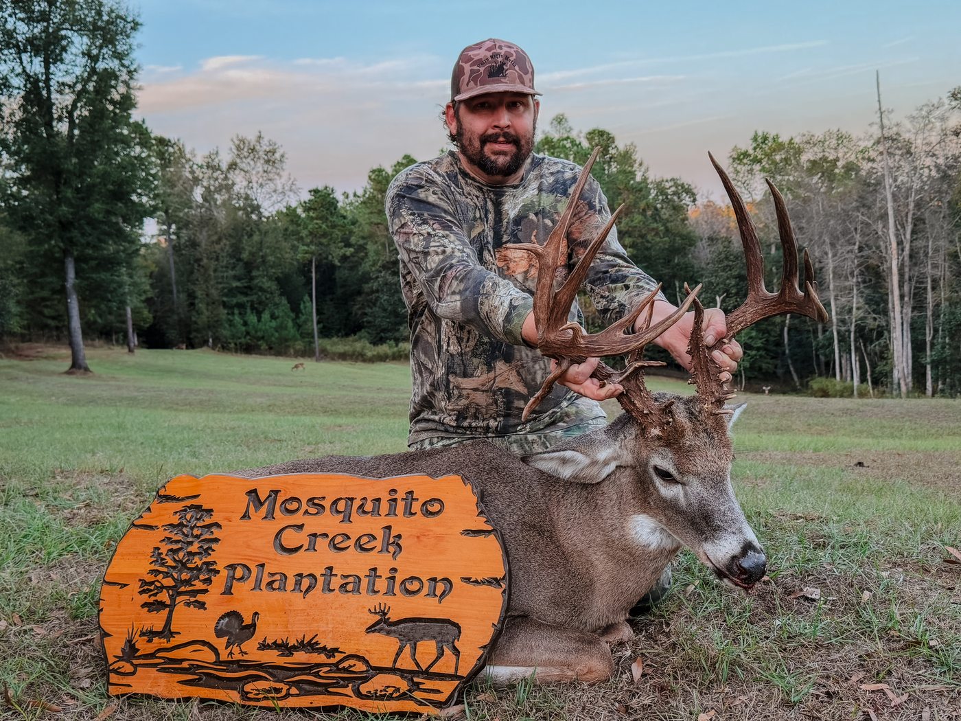 Trophy whitetail deer harvest at Mosquito Creek Plantation - photo 21